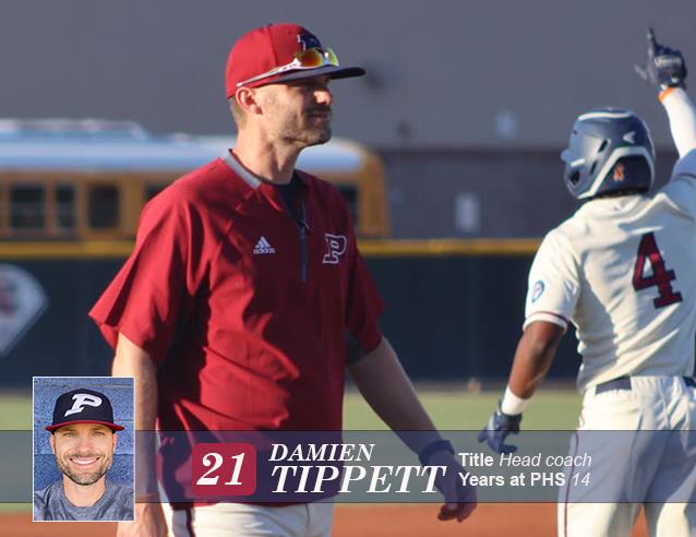 Head coach Damien Tippett